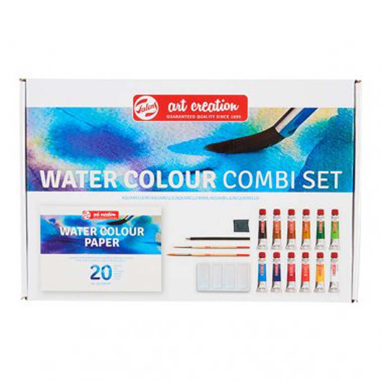 PINTURA ACUARELA TALENS 12 TUBOS COLORES SURTIDOS 12ML