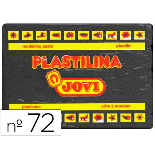 PLASTILINA JOVI GRANDE 350 GRAMOS COLOR NEGRA